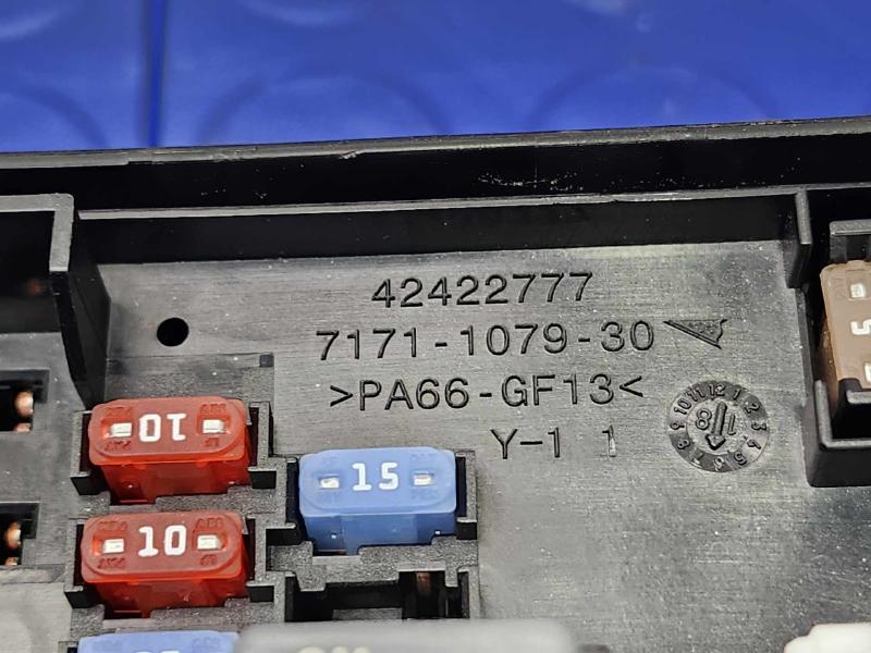 2019 Chevrolet Bolt Engine Fuse Box