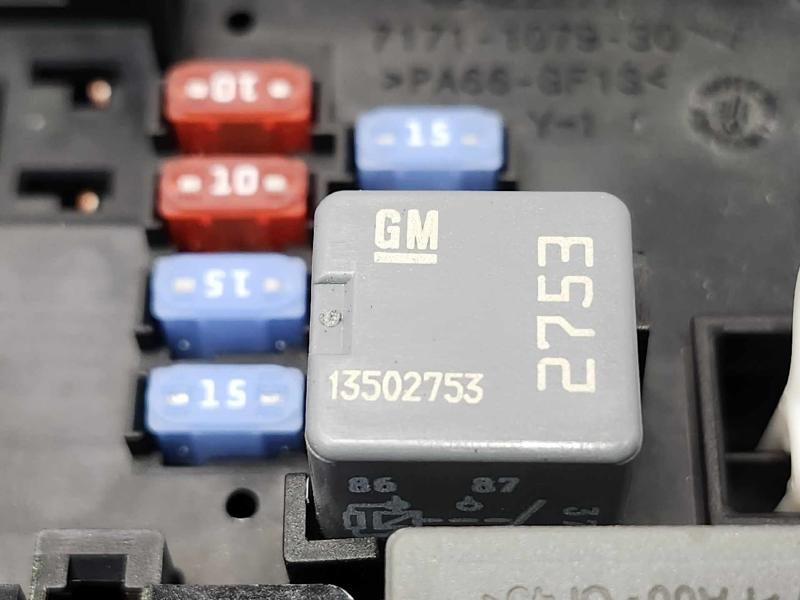 2019 Chevrolet Bolt Engine Fuse Box
