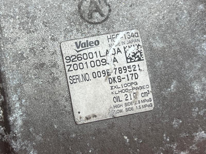 2011 Infiniti QX56 AC Compressor Assembly Genuine OEM Part Valeo 926001LA0A