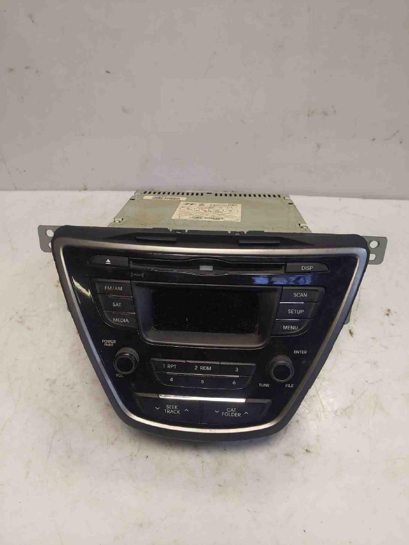 2013 Hyundai Elantra Radio AM FM Single CD MP3 OEM 961703X155