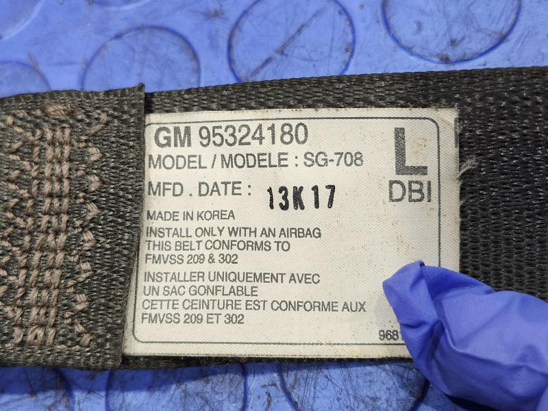 2014 Chevrolet Spark Front Seat Belt