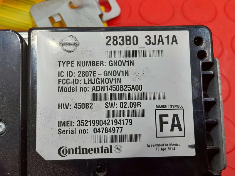 2016 Infiniti QX60 Telematics Control Unit Module Genuine OEM Part 283B03JA5A