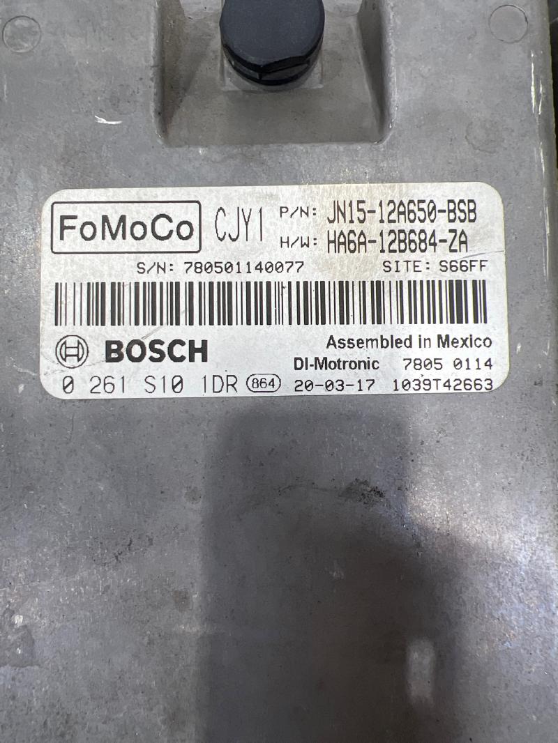 2018 - 2021 Ford Ecosport 1.0L Electronic Control Module ECU ECM OEM HA6A-12B684-ZA