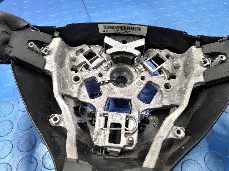 2014 Nissan Versa Note Steering Wheel Black Leather Genuine OEM 484303VY6A