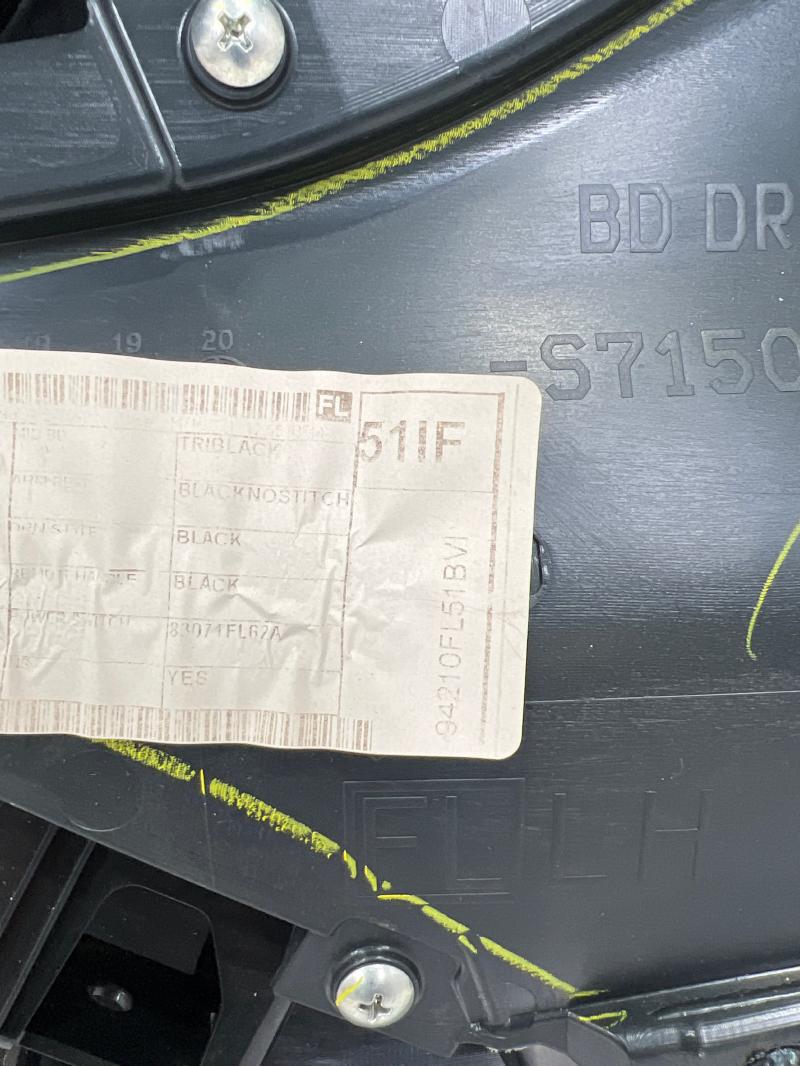 2022 Subaru Impreza Front Door Trim Panel