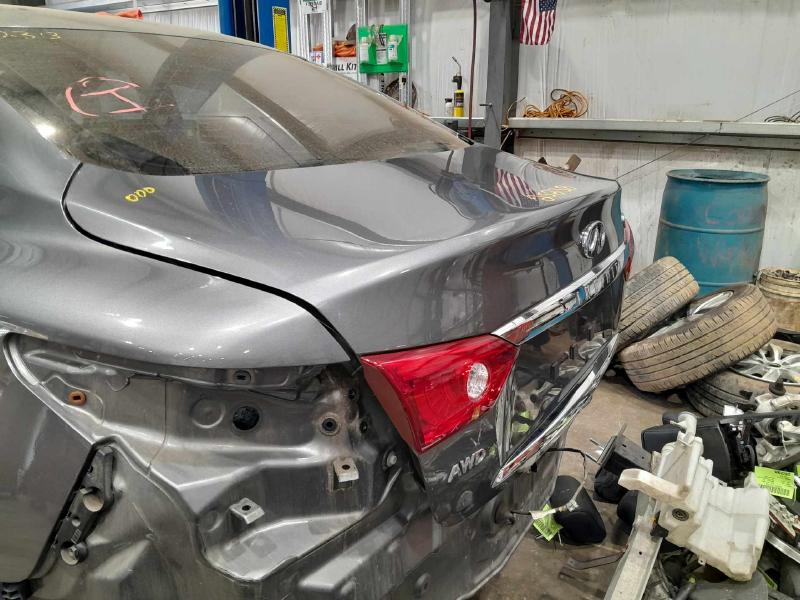 2015 Infiniti Q50 Deck-Lid Trunk Assembly Gray KAD Genuine OEM H430M4HBMA
