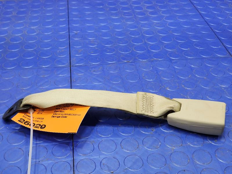 2014 Infiniti QX60 Rear Seat Belt