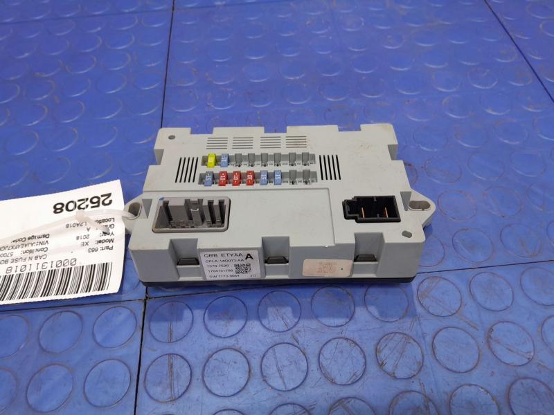 2018 Jaguar XE Cabin Fuse Box