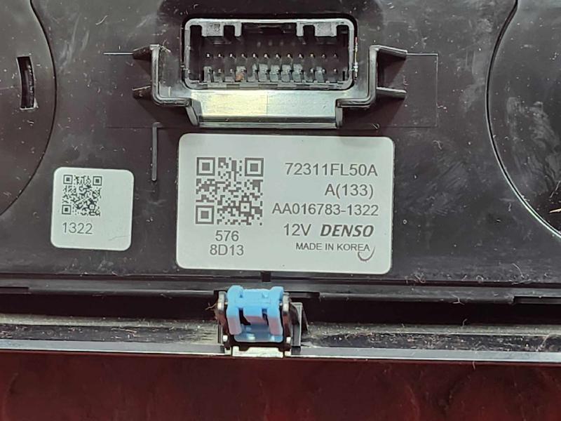 2021 Subaru Impreza Heater A/C Control