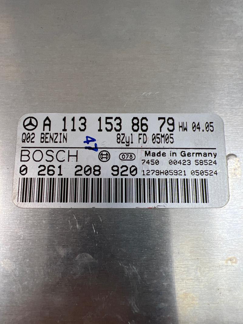 2006 Mercedes S430 W220 Electronic Control Module ECU ECM PCM OEM 1131538679