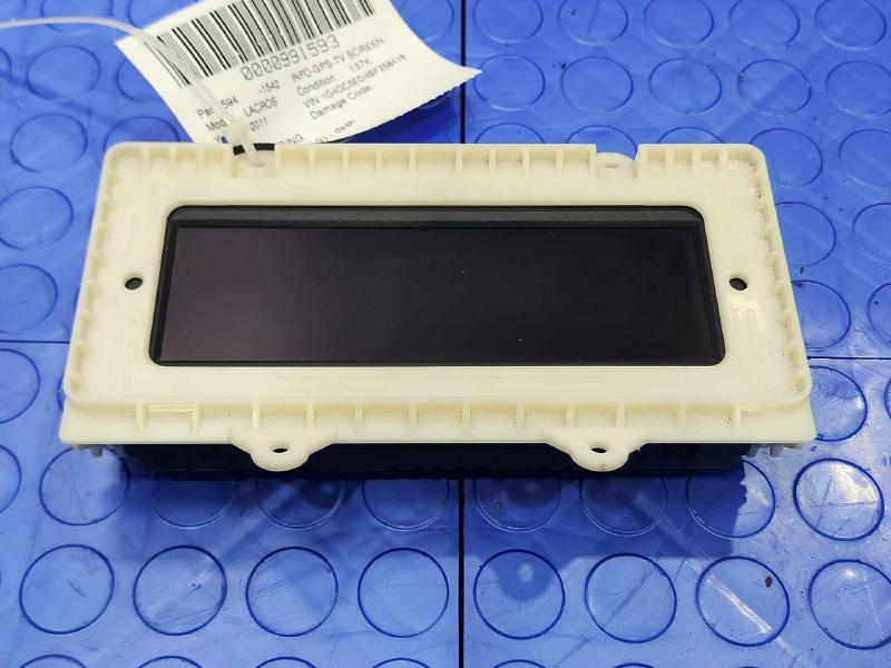 2010-2012 Buick Lacrosse Infotainment Graphic Info Display Screen OEM 20825154