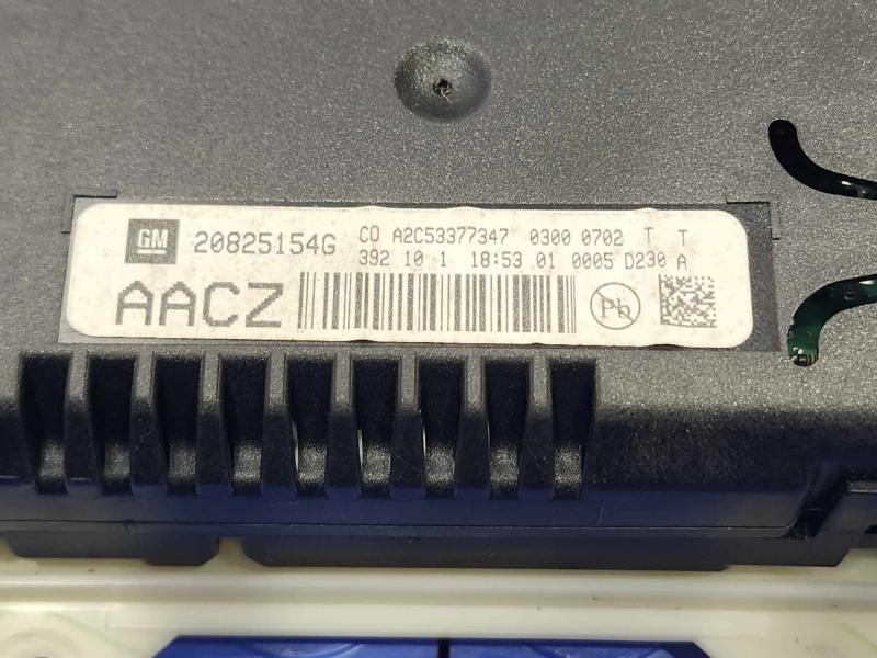 2010-2012 Buick Lacrosse Infotainment Graphic Info Display Screen OEM 20825154