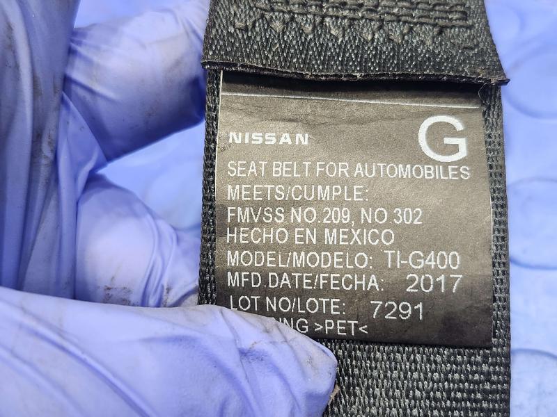 2018 Nissan Maxima Rear Seat Belt