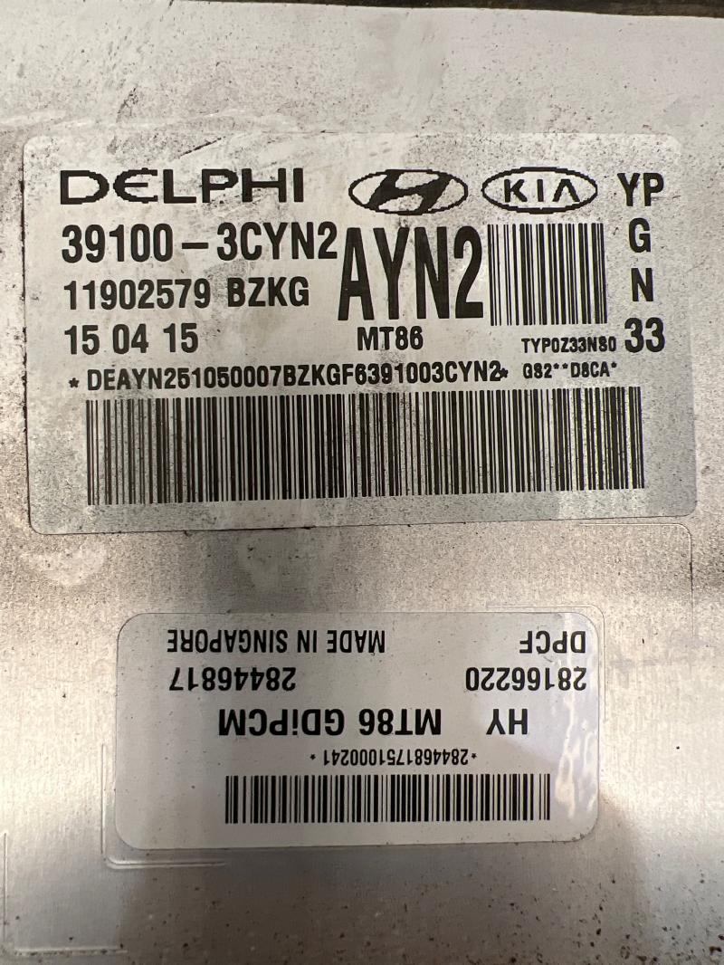 2016 Kia Sedona Electronic Control Module ECU ECM PCM OEM 391003CYN2