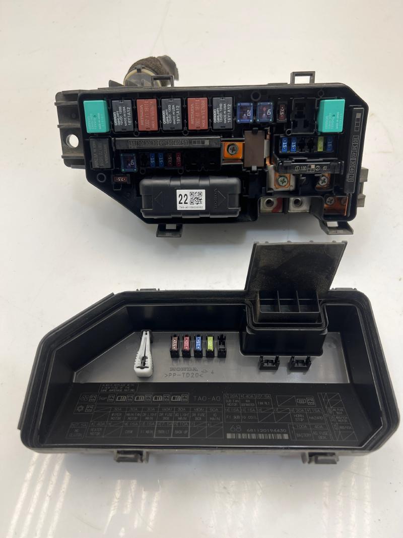 2012 Honda Accord Engine Fuse Box