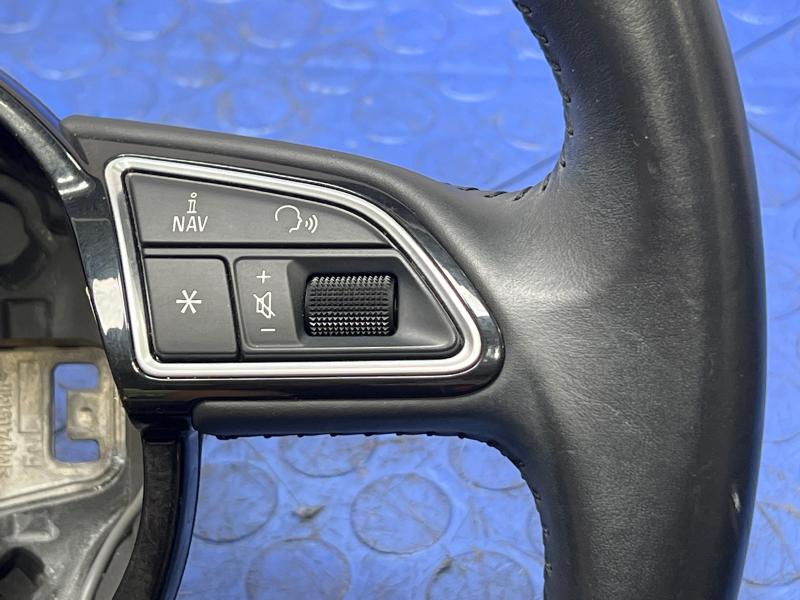 2015-2016 Audi A3 Steering Wheel Black Leather without Paddle Shift OEM 8V0419091BBCJM
