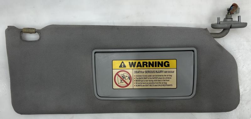 2006 Honda Ridgeline Sun Visor RH Passenger Side Gray OEM 83230SJCA01ZB