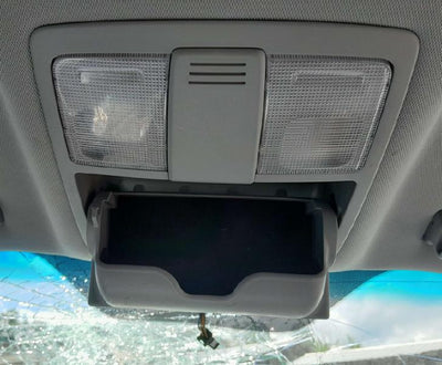 2011-2013 Kia Sorento Roof Console Assembly Gray w/o Sunroof OEM 928001U000J7