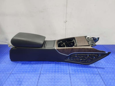 2013-2017 Audi A7 Floor Center Console Assembly Black Leather OEM 4G0863244D24A