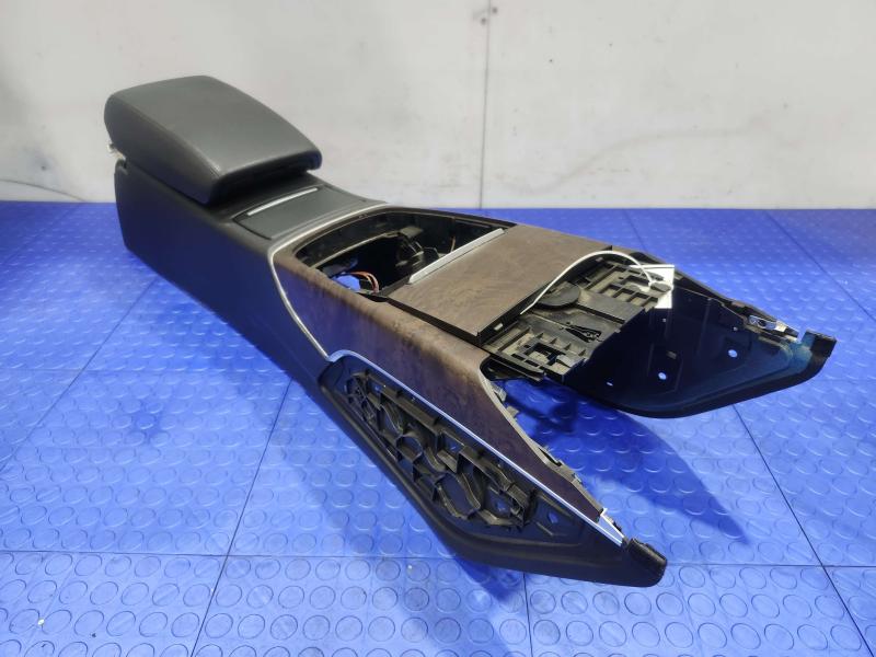 2013-2017 Audi A7 Floor Center Console Assembly Black Leather OEM 4G0863244D24A