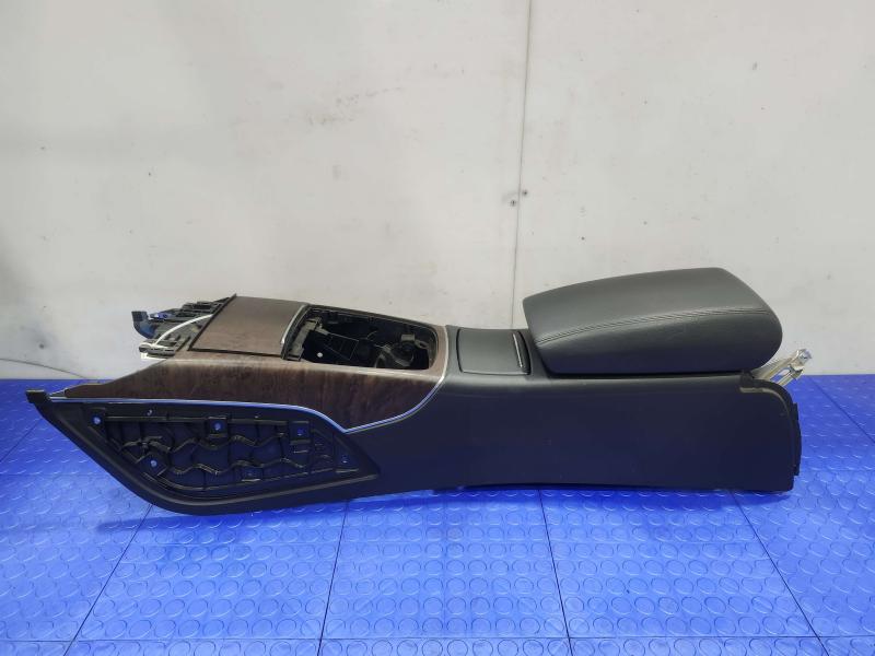 2013-2017 Audi A7 Floor Center Console Assembly Black Leather OEM 4G0863244D24A