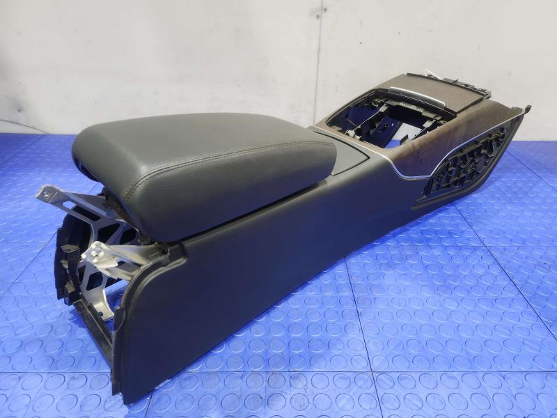 2013-2017 Audi A7 Floor Center Console Assembly Black Leather OEM 4G0863244D24A