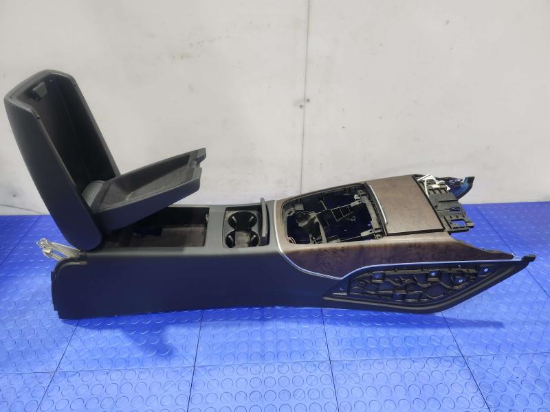 2013-2017 Audi A7 Floor Center Console Assembly Black Leather OEM 4G0863244D24A