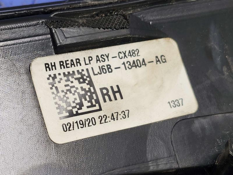 2020 Ford Escape Tail Light Assembly