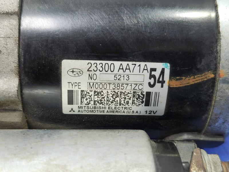 2015-2019 Subaru Outback 2.5L CVT Starter Motor Assembly OEM 23300AA71A