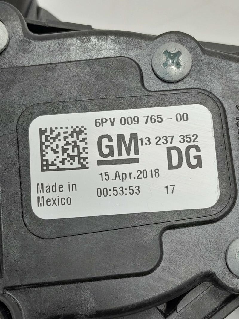 2018 Chevrolet Impala Pedal Assembly