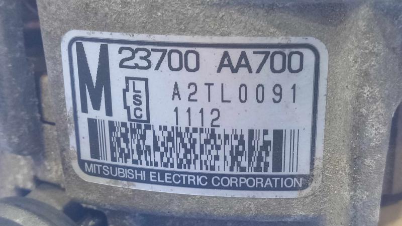2011-2013 Subaru Forester NON Turbo Alternator Assembly OEM 23700AA700
