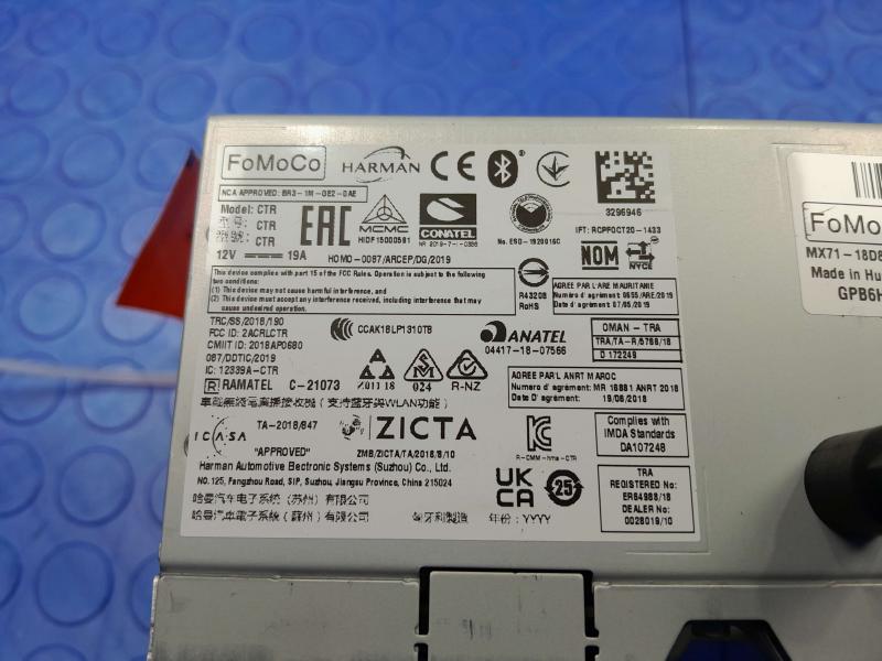 2022-2024 Ford Maverick Radio Receiver Head Unit Genuine OEM MX7118D804GE
