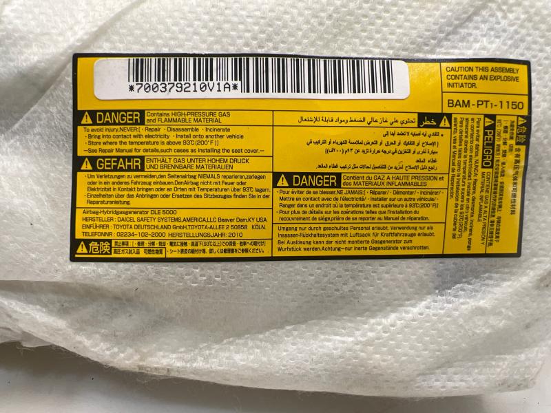 2011 Toyota Highlander Air Bag