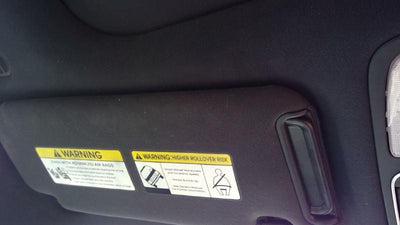 2011 - 2015 Kia Sorento Sun Visor LH Driver Side Black w/ Sunroof ONLY OEM 852101U300H9