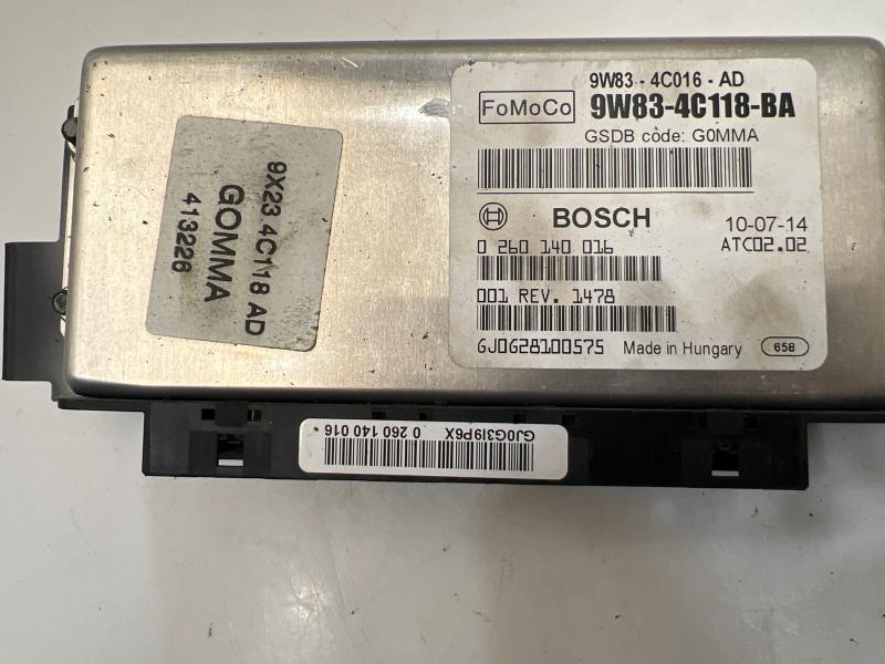 2010 - 2013 Jaguar XF Differential Lock Control Module OEM 9W83-4C118-BA
