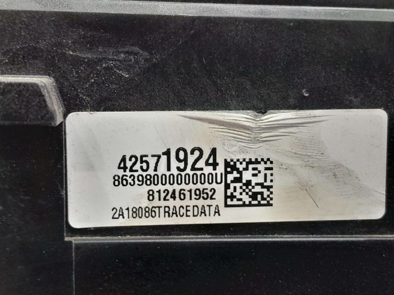 2018 Chevrolet Cruze Engine Fuse Box