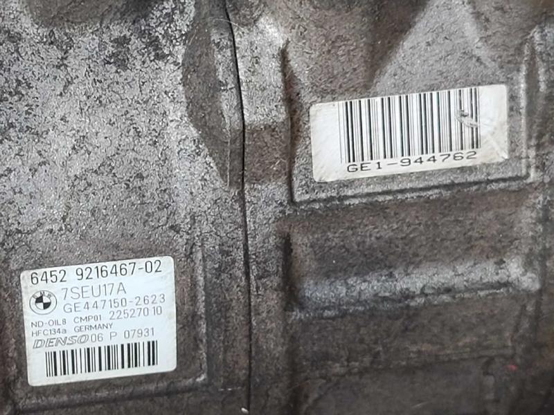 2013 BMW X3 A/C Air Compressor