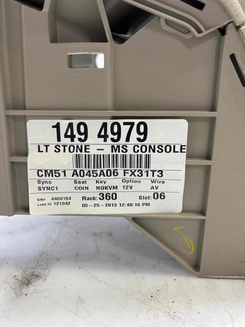 2013 2014 Ford Focus Center Console Assembly Closed Bin OEM DM5Z58045A36AB
