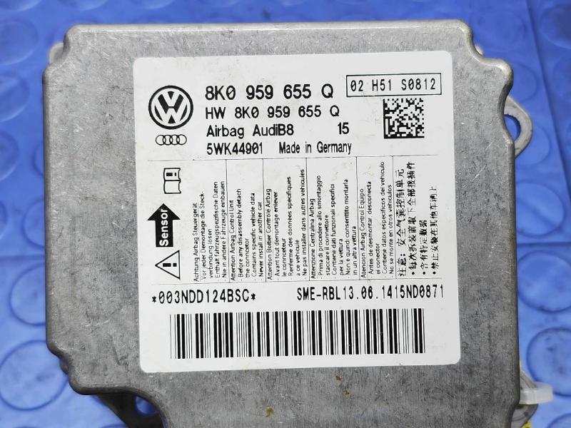 2015-2016 Audi A4 SRS Restraint Control Module Genuine OEM 8K0959655Q