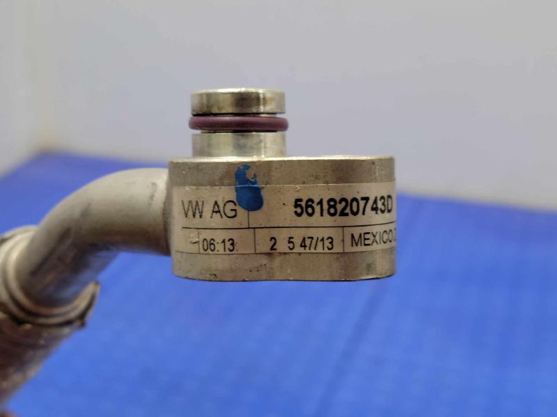 2013-2014 Volkswagen Passat 2.0L TDI AC Suction Hose Genuine OEM 561820743D