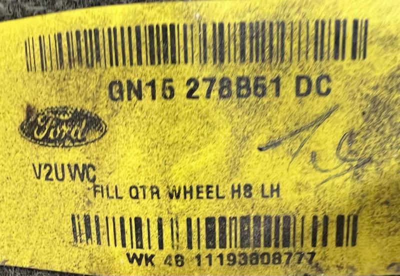 2018-2021 FORD ECOSPORT REAR LEFT SIDE WHEEL HOUSE LINER SPLASH SHIELD OEM,LH