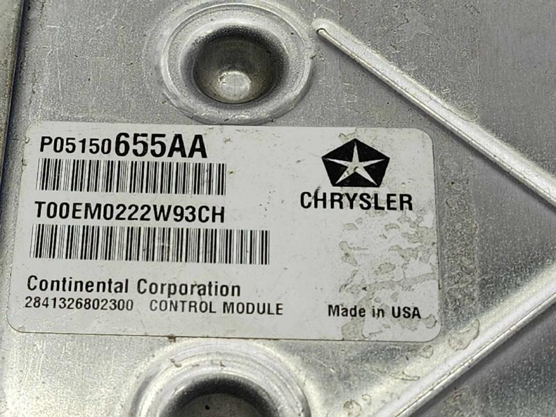 2012 Chrysler 200 Engine/Motor Brain Box