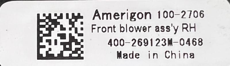 2013 Lincoln MKZ Front Seat Cooling Seat Back Fan OEM DU5A96600D42CC
