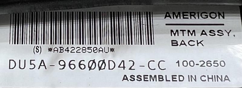 2013 Lincoln MKZ Front Seat Cooling Seat Back Fan OEM DU5A96600D42CC
