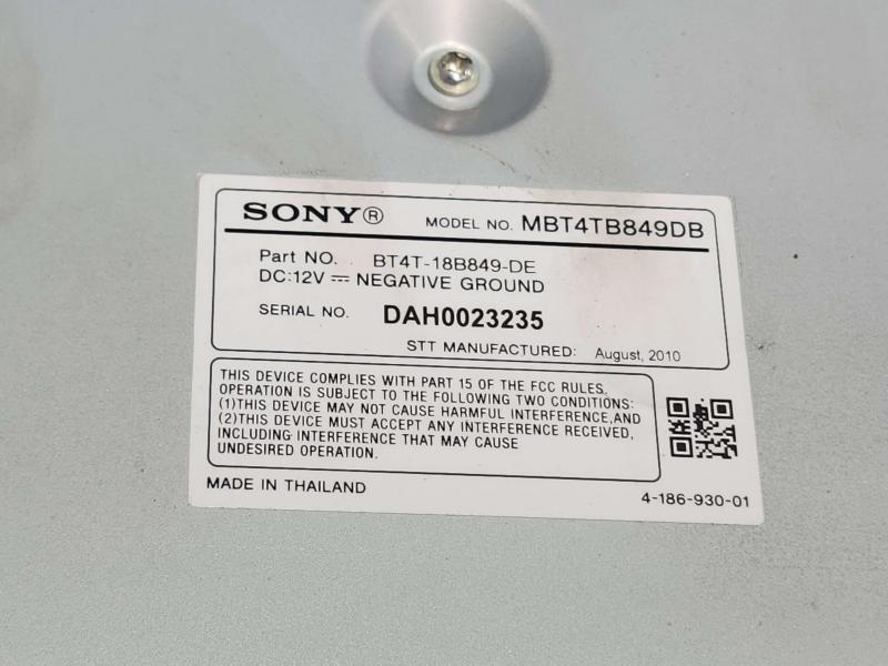 2011 Ford Edge Audio & Visual Equip.(Radio)