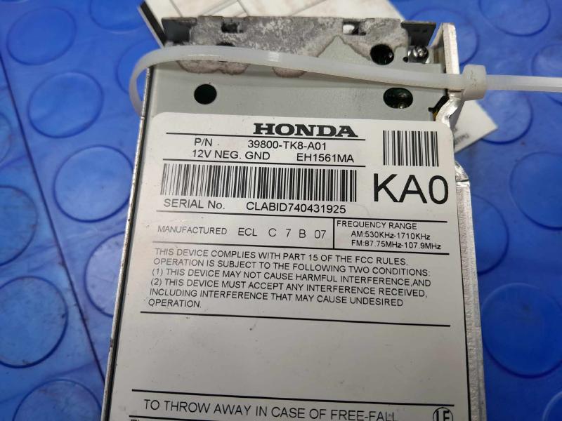 2014-2017 Honda Odyssey XM Satellite Radio Receiver Module OEM 39800TK8A01