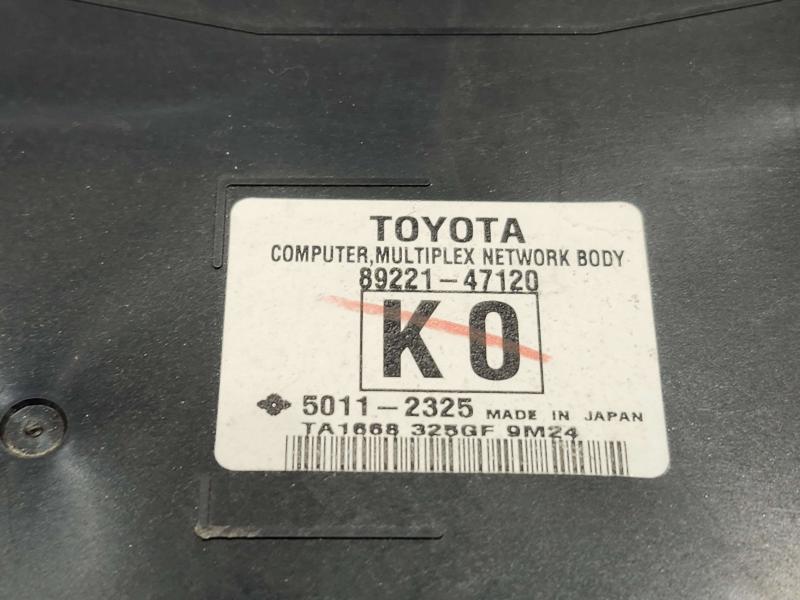 2010-2011 Toyota Prius Multiplex Network Control Module OEM 89221-47120