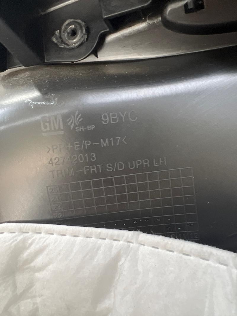2021 Chevrolet Trailblazer Front Door Trim Panel