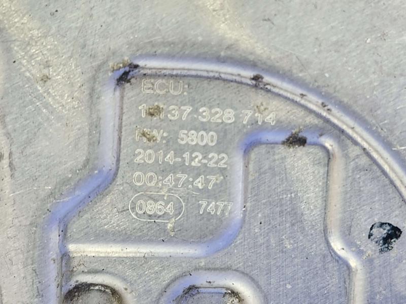 2015 Chevrolet Tahoe Electric Cooling Motor