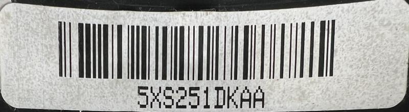 2017 Jeep Compass Steering Wheel Black Leather without Heat OEM 5YM98LT5AE